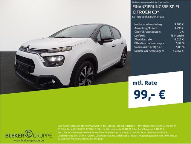 Citroen C3 PureTech 83 Shine Pack
