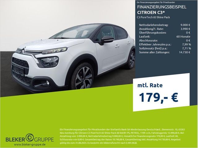 Citroen C3 PureTech 83 Shine Pack