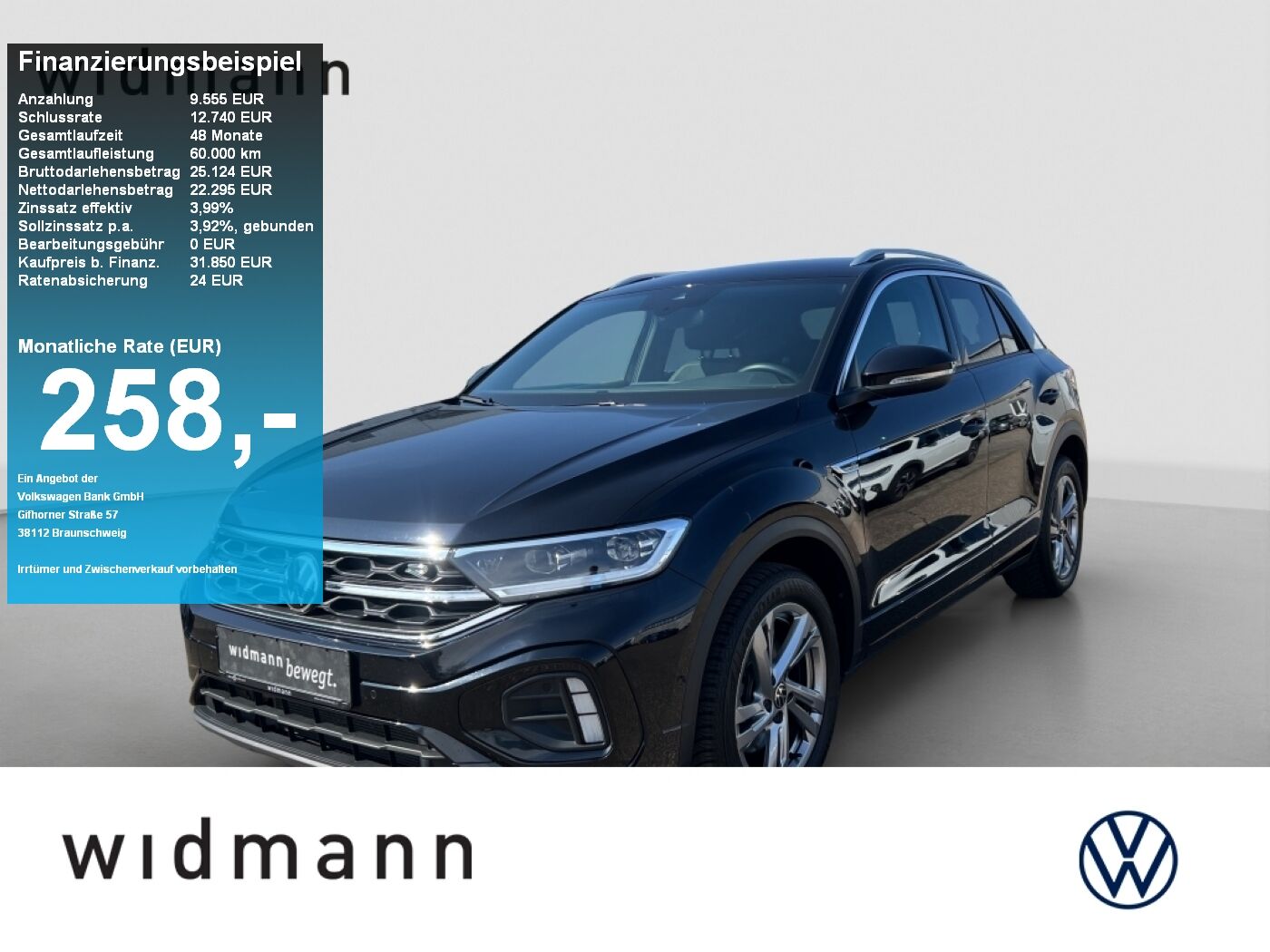 VW T-ROC R-Line 2.0 TDI DSG AHK Kamera ACC