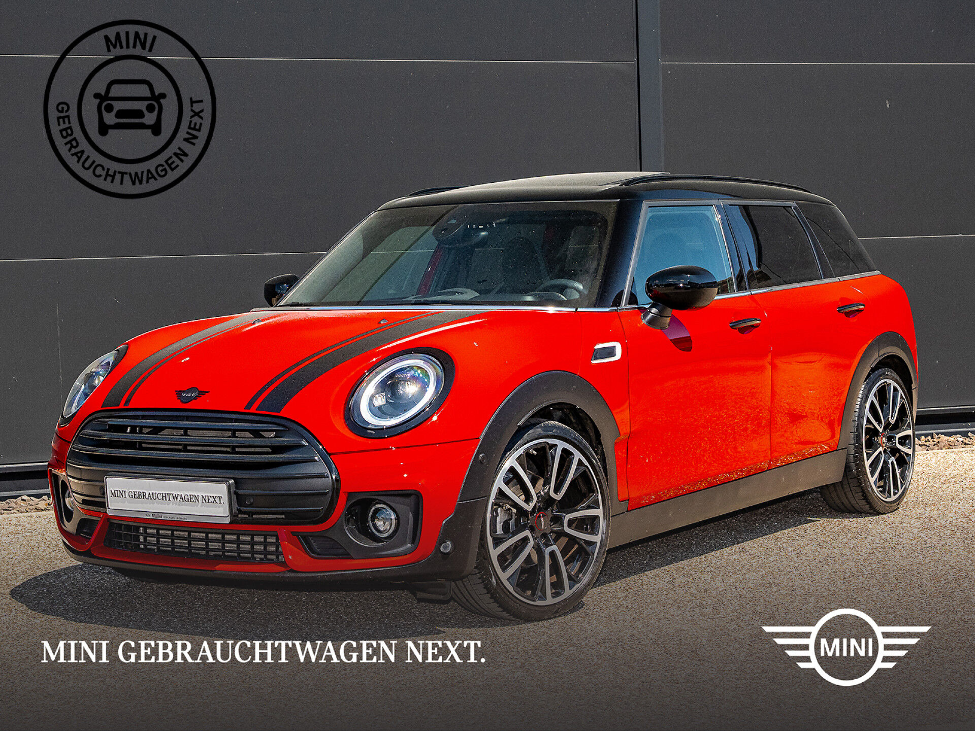Mini Cooper Clubman JohnCooperWorksTrim Glasdach HUD
