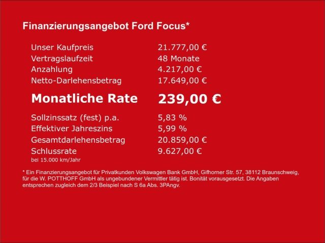 Ford Focus 1.0 EcoBoost ST-LINE X NAVI KAMERA LED GRA