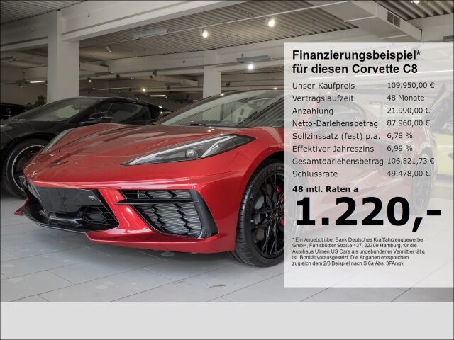 Corvette C8 Stingray 6.2 V8 3LT Voll Z51 Lift Magnetic GT