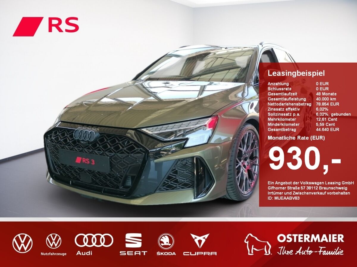 Audi RS3 Sportback 400PS,S tronic,MMI,MATRIX,SPORTSIT