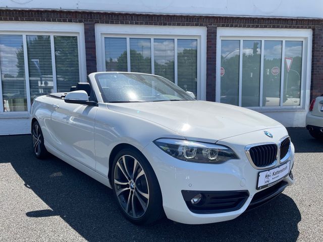 BMW 220i Cabrio SportLine Navi Leder PDC