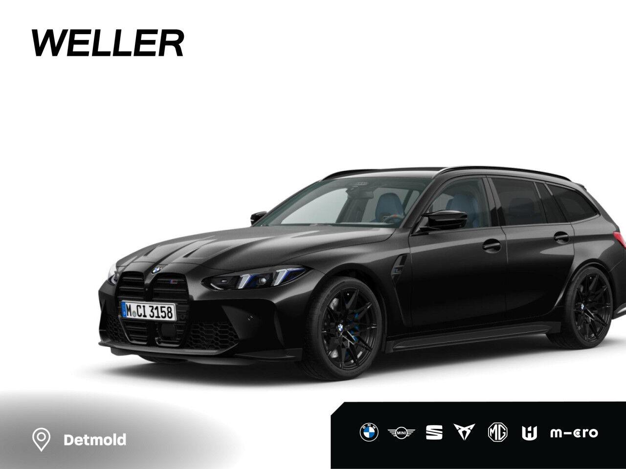 BMW M3 Comp. M xDri LCI HUD H/K PA+ ACC adLED Memory