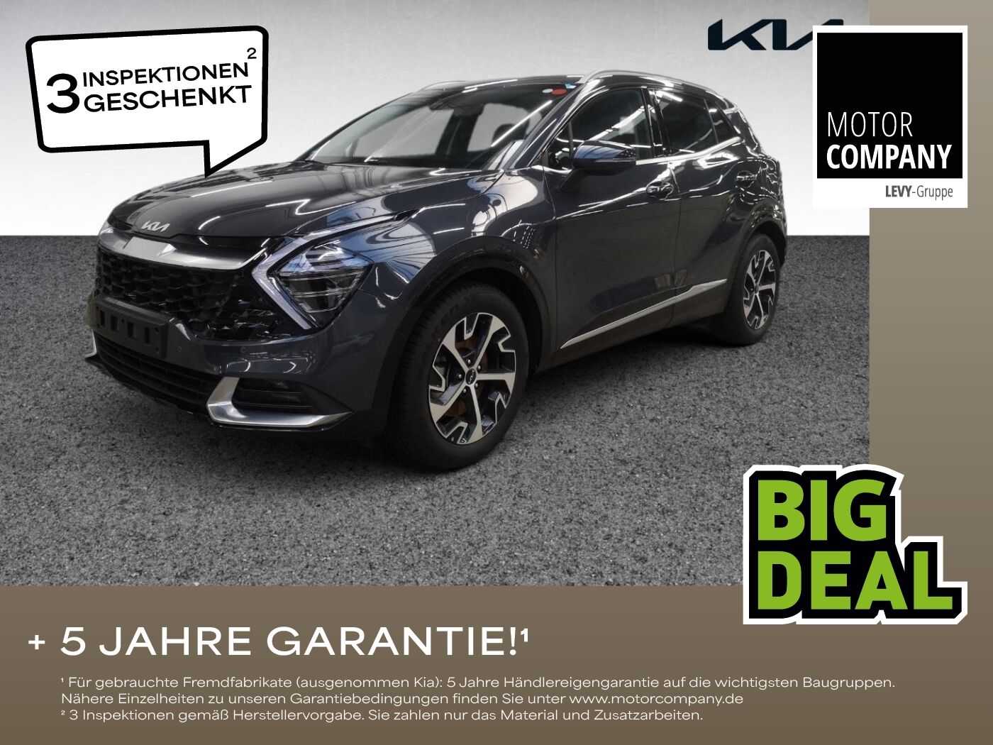 Kia Sportage 1.6 T-GDI Spirit +Automatik+Navi+R.Kam+