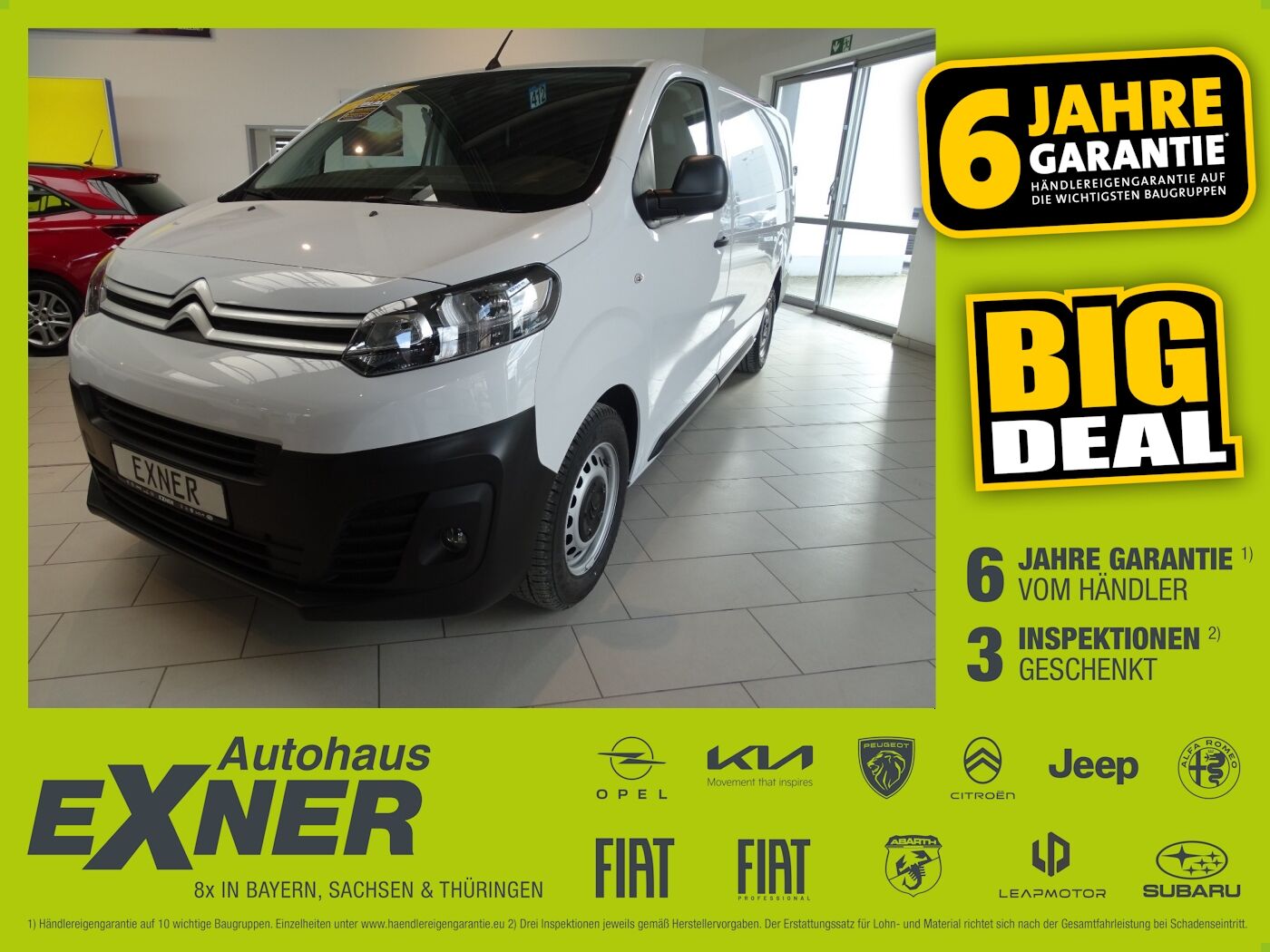 Citroen Jumpy Kastenwagen lang Holzboden, AHK abnehmbar