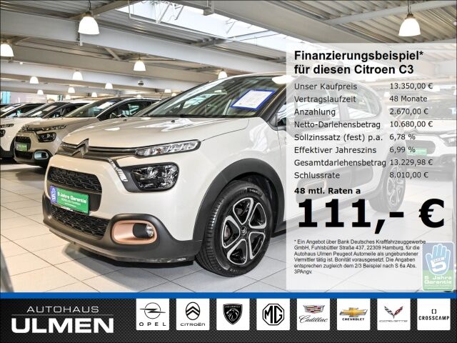 Citroen C3 C-Series 1.2 PureTech 83 EU6d Klimaautomatik