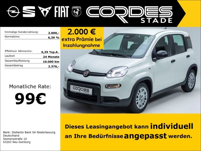 Fiat Panda Pandina City Paket, Sonderleasing 99 ? bei