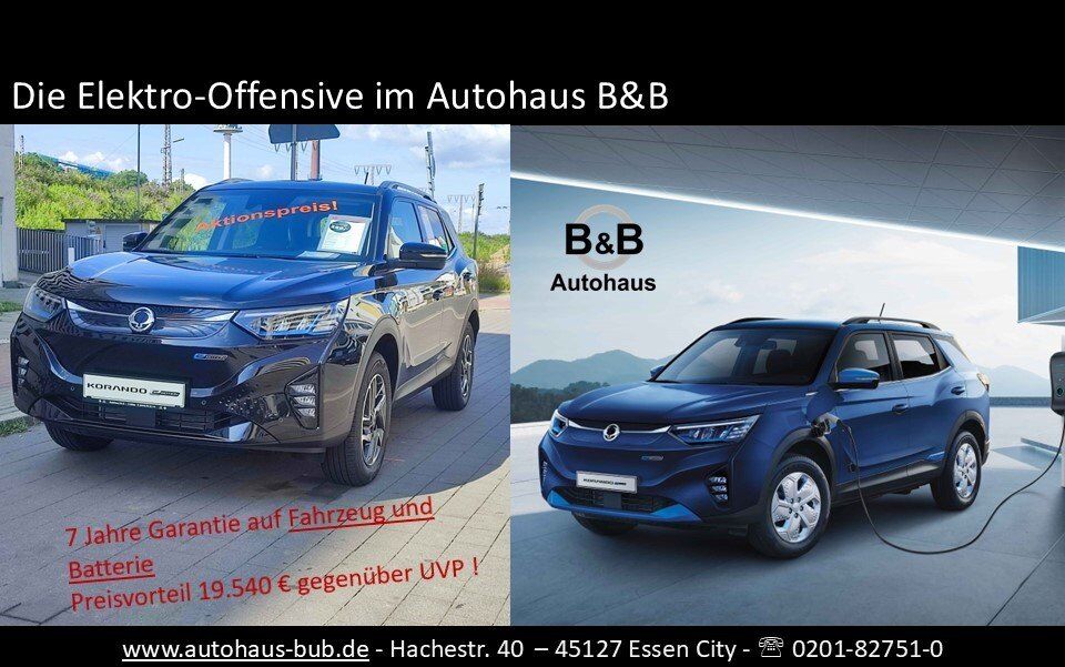 SsangYong Korando e-Motion Titanium /Leder /Navi Wärmepump