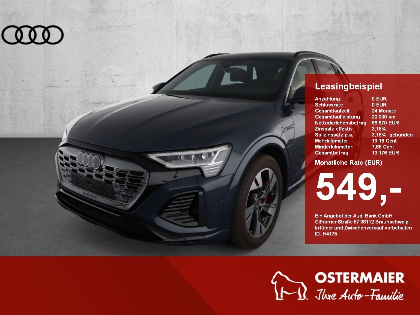 Audi Q8 e-tron S-LINE 55 QUATTRO NUR 3tKM! MATRIX.HuD