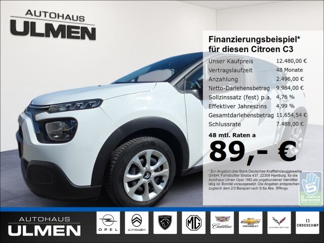 Citroen C3 Feel 1.2 PureTech LED-Scheinwerfer Allwetter