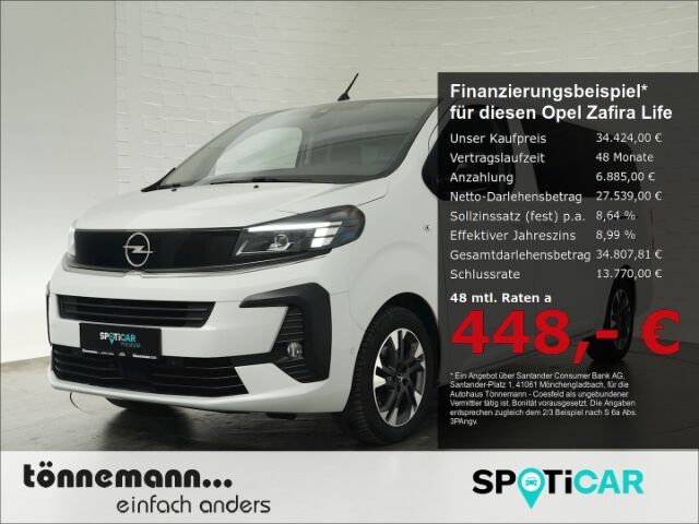 Opel Zafira Life FACELIFT EDITION XL CDTI AT 9-SITZER