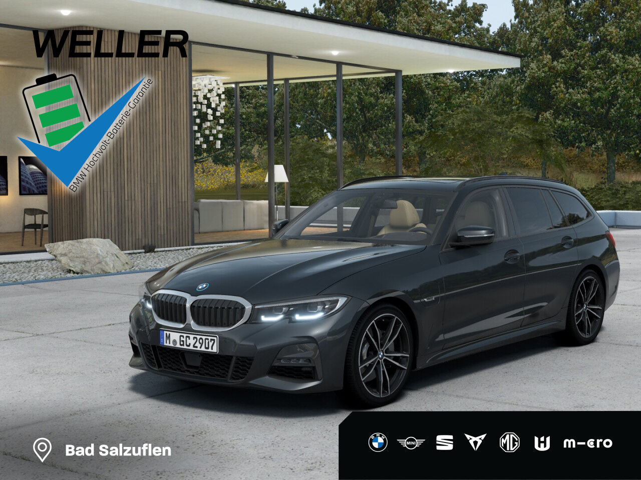 BMW 330e Touring M Sport Pano,AHK,LivePro,Stop+Go Navi
