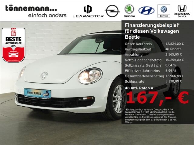 VW Beetle CABRIOLET+TEMPOMAT+TAGFAHRLICHT+MP3+TOUCH