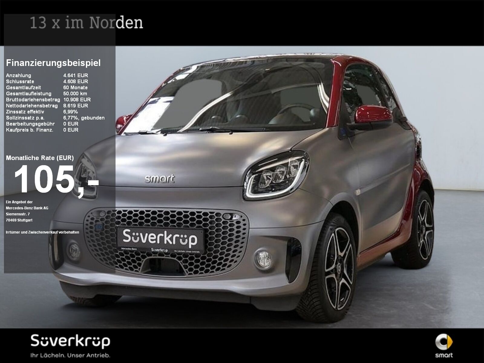 Smart EQ fortwo prime +EXCLUSIVE PANO KAMERA SHZ