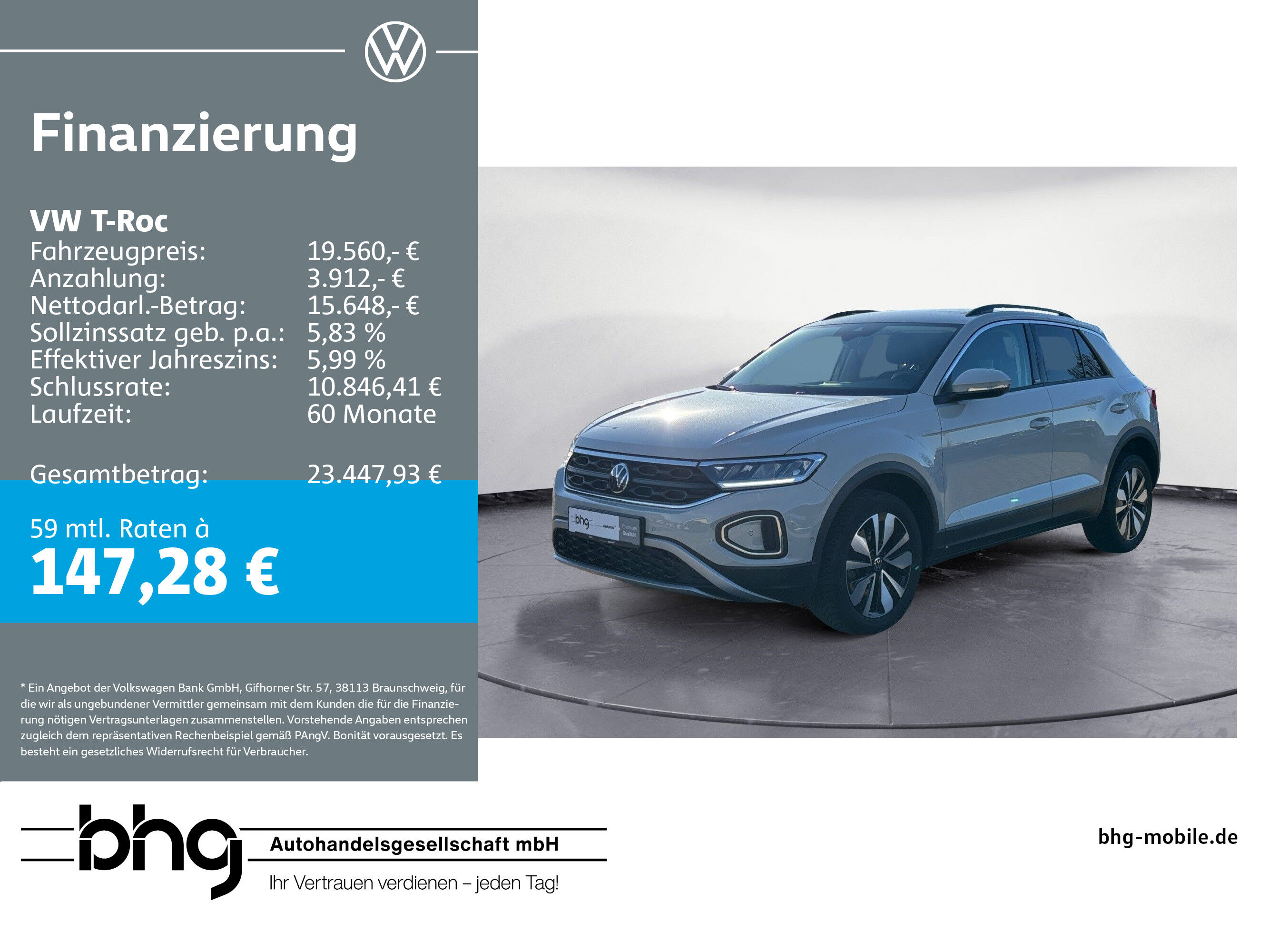 Second hand Volkswagen T-Roc 1.0 tsi