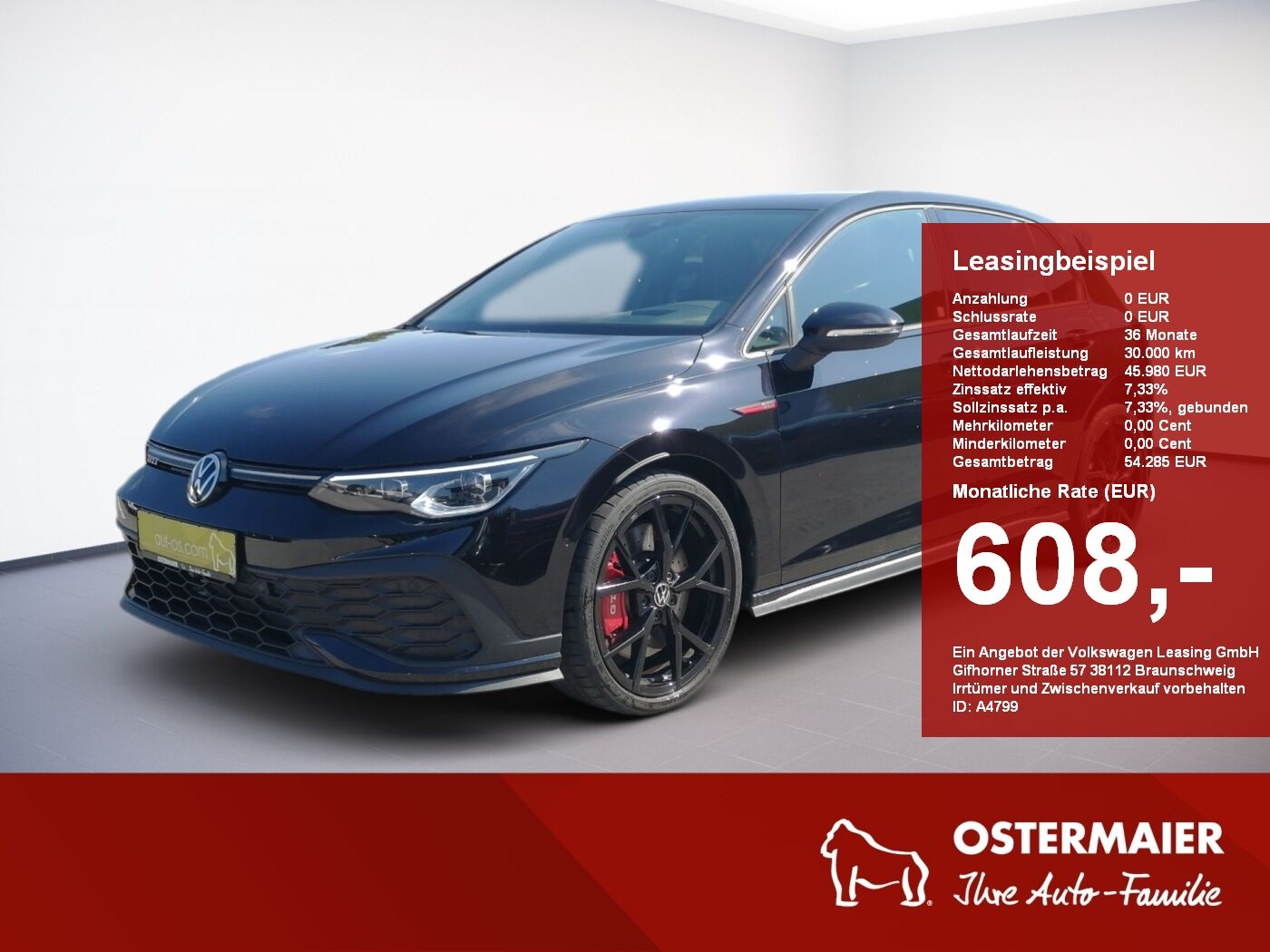 VW Golf VIII GTI CLUBSPORT BLACK 300PS AKRAPOVIC.19