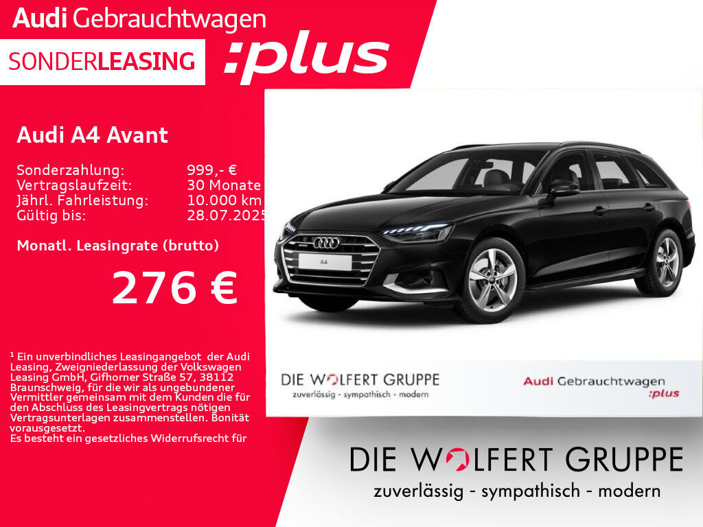 Audi A4 Avant advanced 40 TFSI quattro S tronic ACC