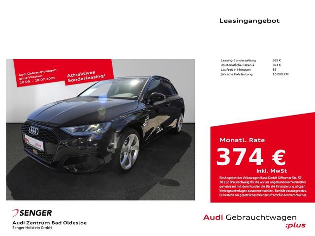 Audi A3 Sportback advanced 30 TDI AHK Optik schwarz