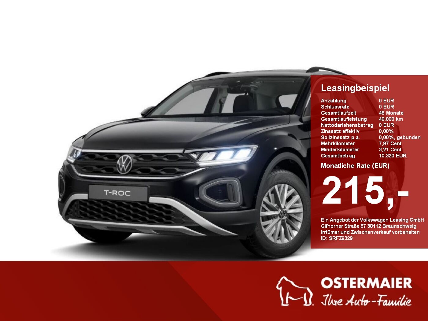 VW T-Roc Life 1.0 TSI OPF 16ALU.AHK.Kamera.Winterpa