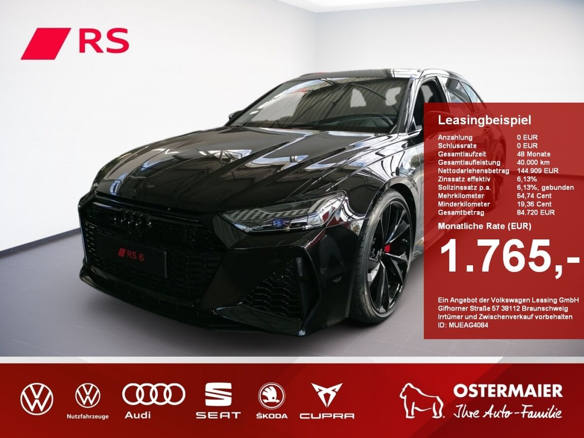 Audi RS6 Avant 4.0TFSI quattro 600PS PANO,ABGAS,LASER