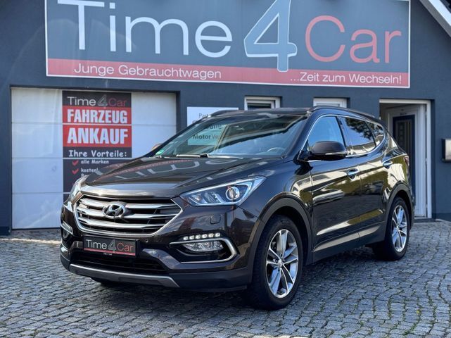 Hyundai Santa Fe blue Premium 4WD AHK SHZ Leder RKamera