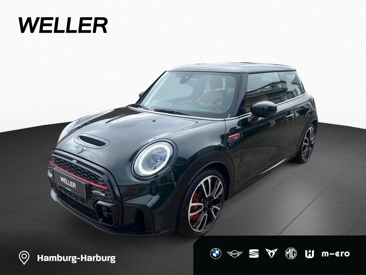 MINI John Cooper Works,Pano,DA,H/K,HUD,Leder,Navi,LED