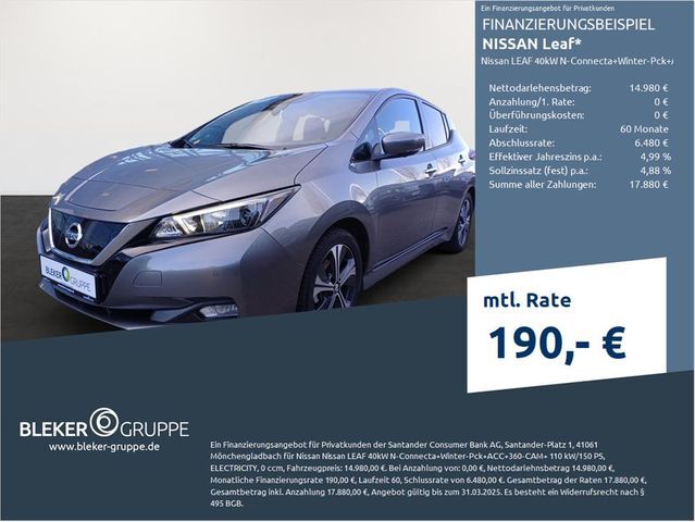 Nissan Leaf Nissan LEAF 40kW N-Connecta+Winter-Pck+ACC