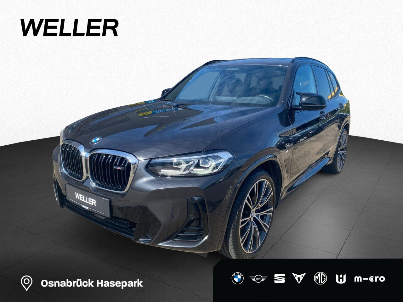 BMW X3 M40d LiveProf DAProf Pano HUD H/K RFK 21" Navi