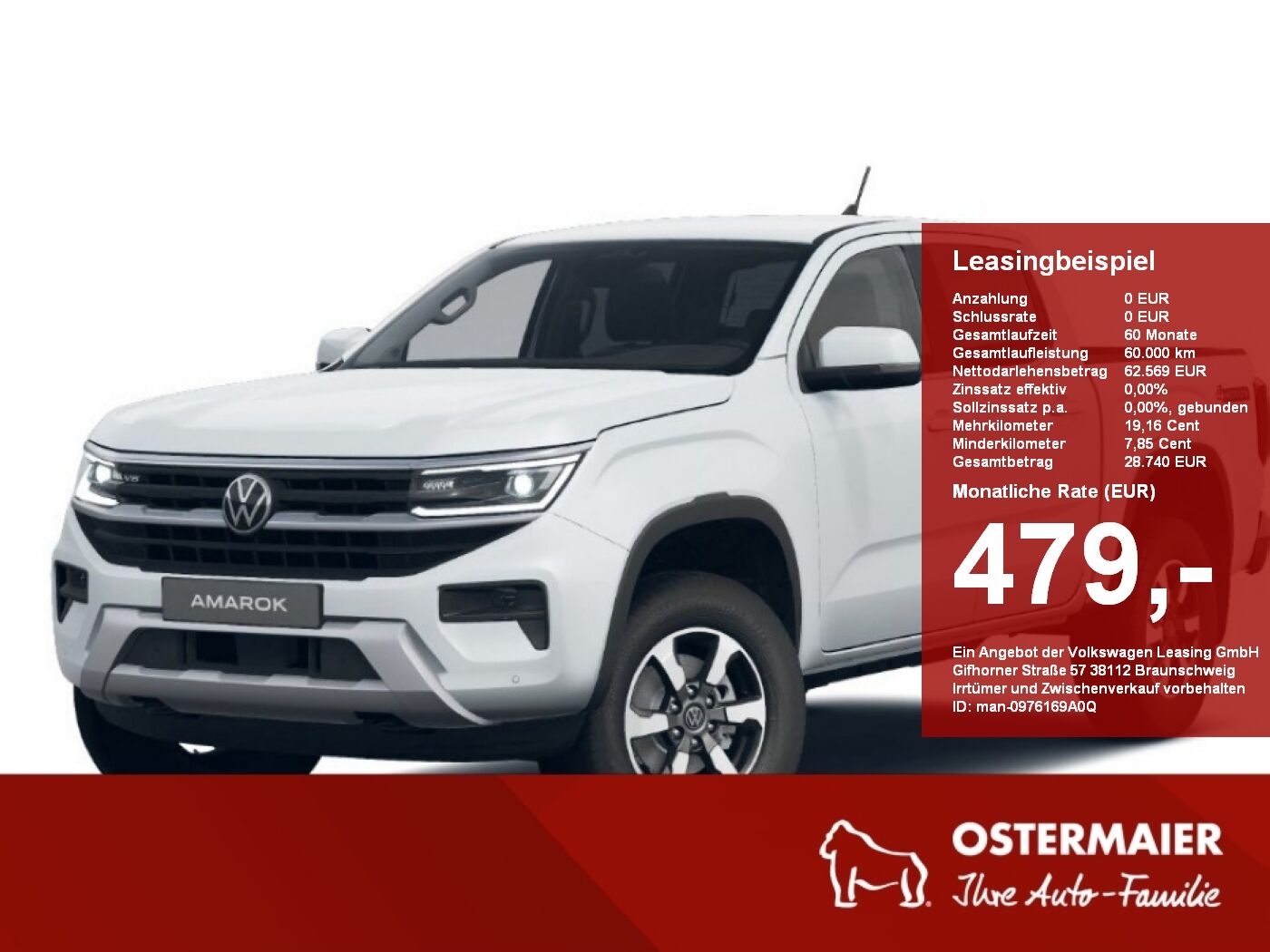 VW Amarok Style DC 3.0TDI 241PS Automatik 4Motion 5