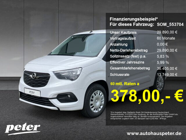 OPEL Combo-e Cargo Edition L1 H1 Navi Klima PDC Klima