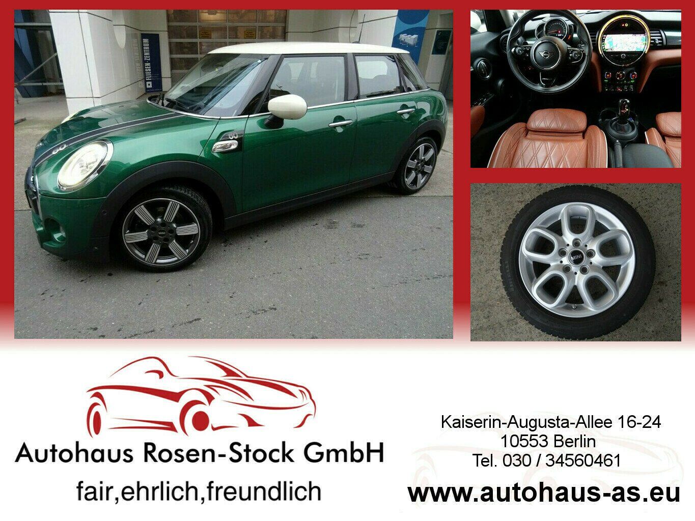 Mini Cooper S 60 Years,SAG,Leder,LED,Kamera
