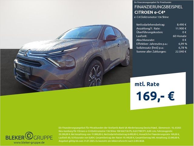 Citroen e-C4 Elektromotor 136 Shine