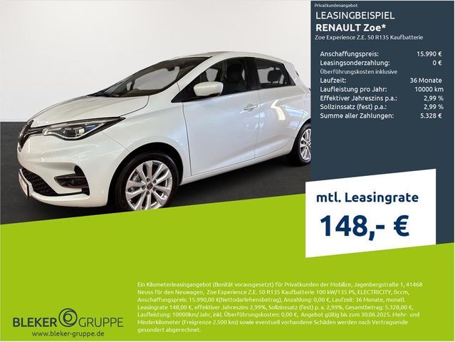 Renault ZOE R135 Experience R135/Z.E. 50 (Kauf-Batterie