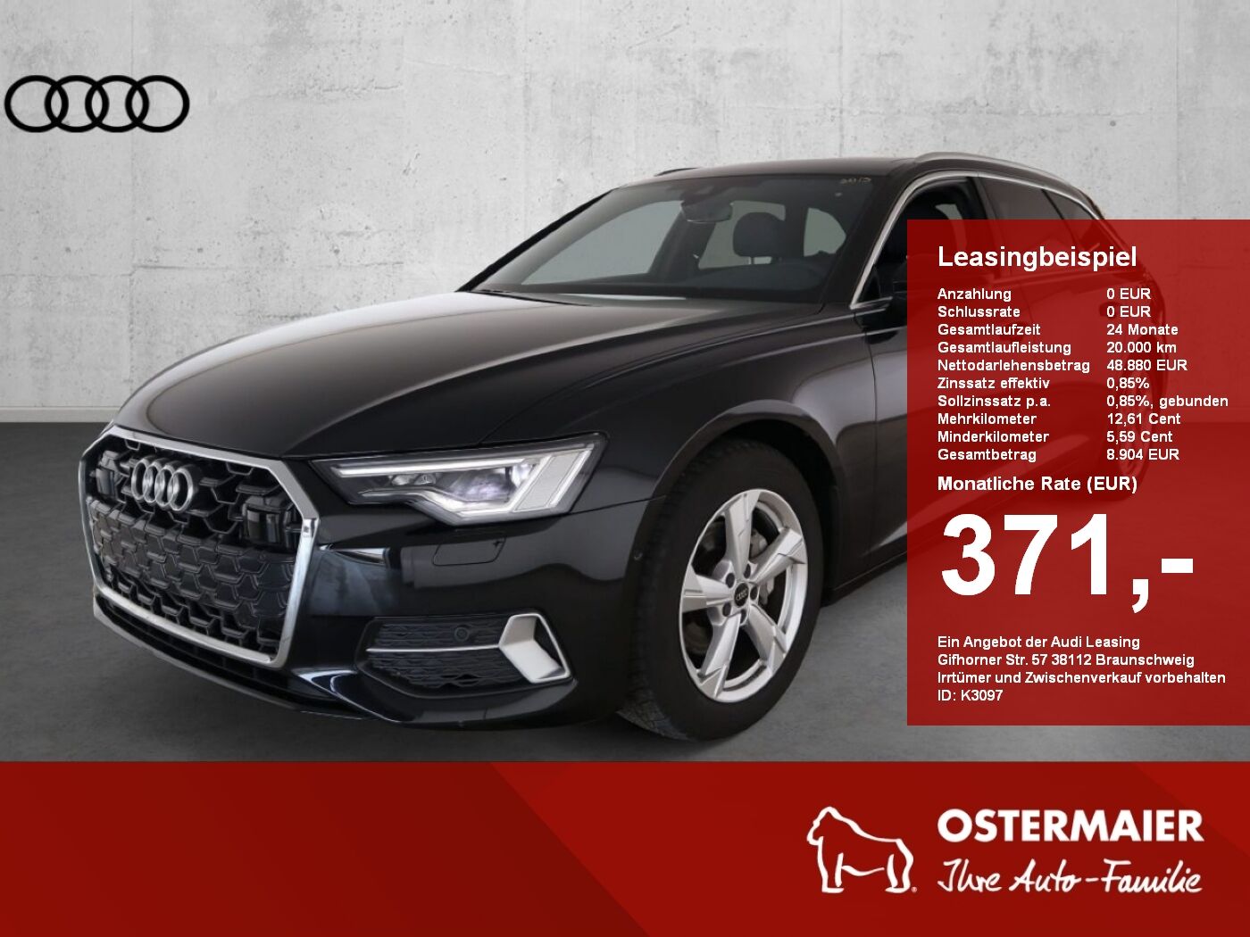 Audi A6 Avant ADVANCED QUATTRO 40TDI 204PS.MATRIX.NAV