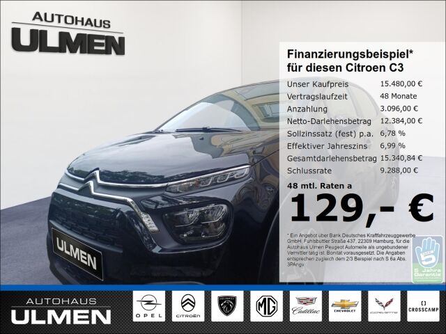Citroen C3 C-Series PureTech 83 EU6d S&S Klimaanlage Tem