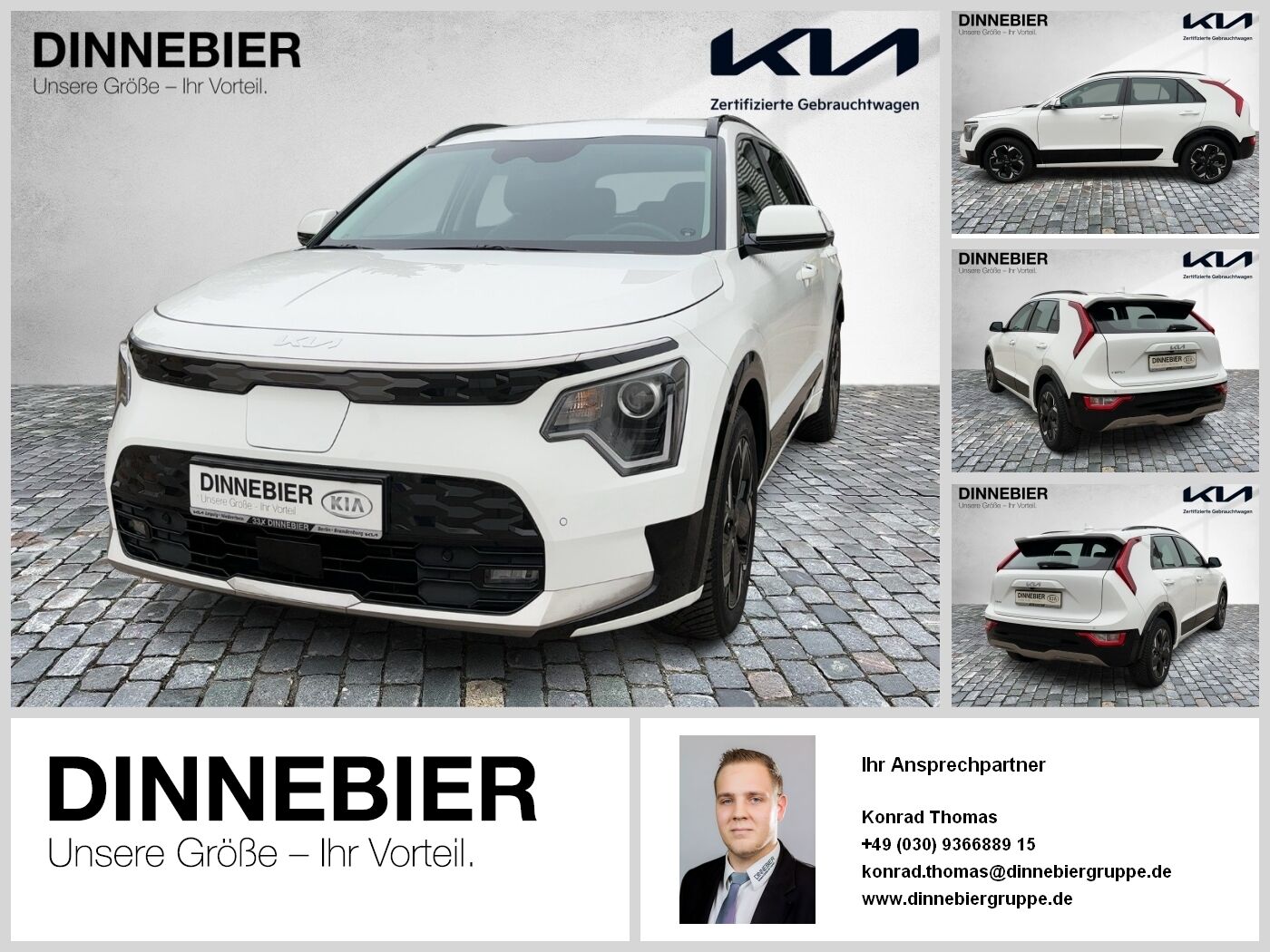 Kia NIRO EV Business +LED+WÄRMEPUMPE+NAVI+KAMERA