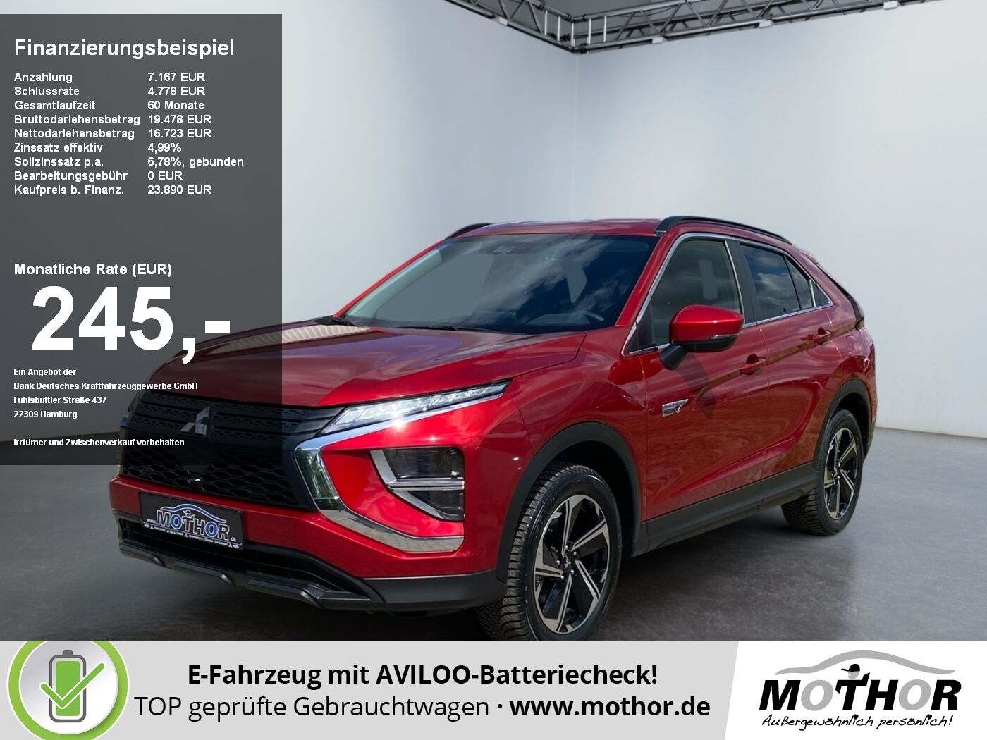 Mitsubishi Eclipse Cross BASIS 2.4 PHEV TEMP SHZ KAM