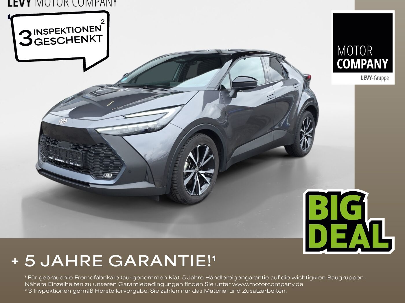 Toyota C-HR 1.8 Hybrid Team Deutschland MY24+Navi+R.Kam
