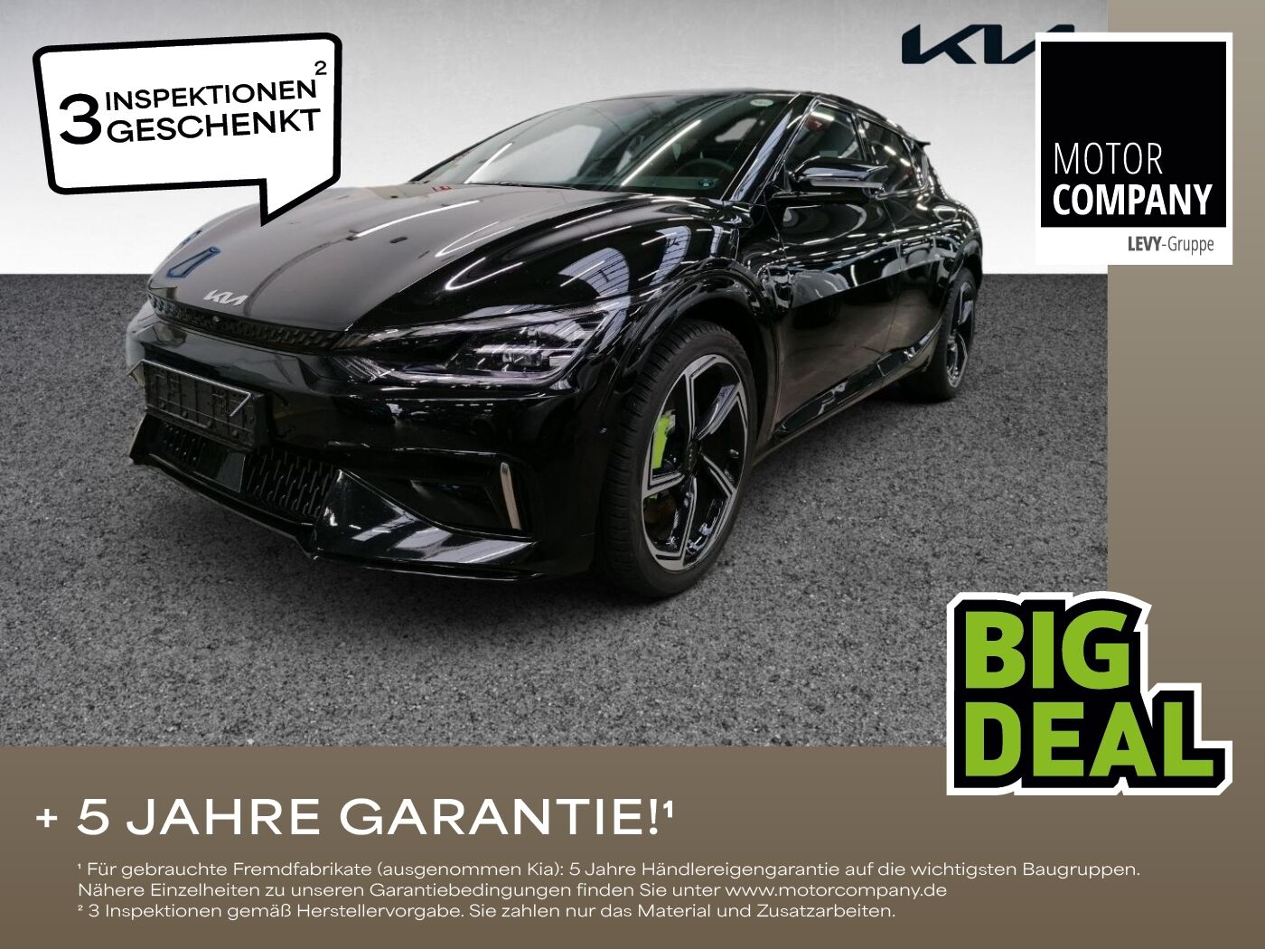Kia EV6 Elektro GT +Panorama+Allwetter+Navi+R.Kamera
