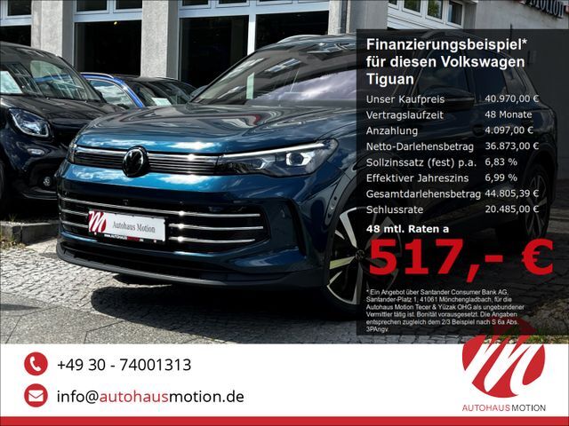 VW Tiguan 2.0 TDI Elegance IQ.Light PANO 360° MASSA