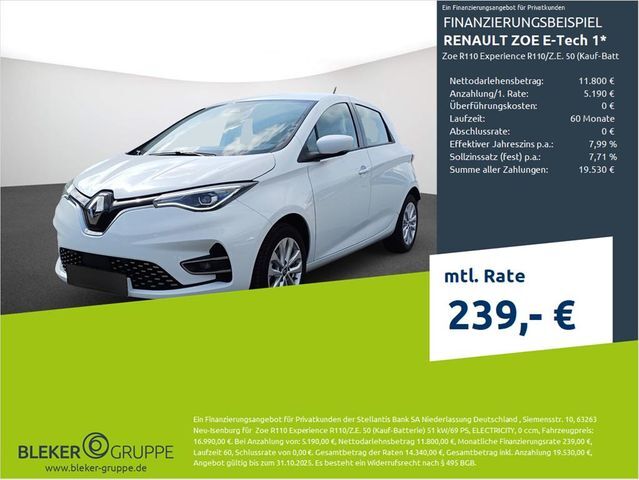 Renault ZOE E-Tech 1 Zoe R110 Experience R110/Z.E. 50 (