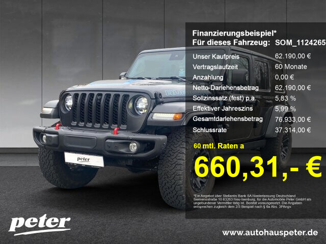 JEEP Wrangler 2.0 Plug-In Hybrid Rubicon Unlimited