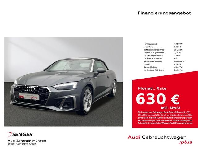 Audi A5 Cabriolet 35 TFSI S line MMI Navi Matrix B&O