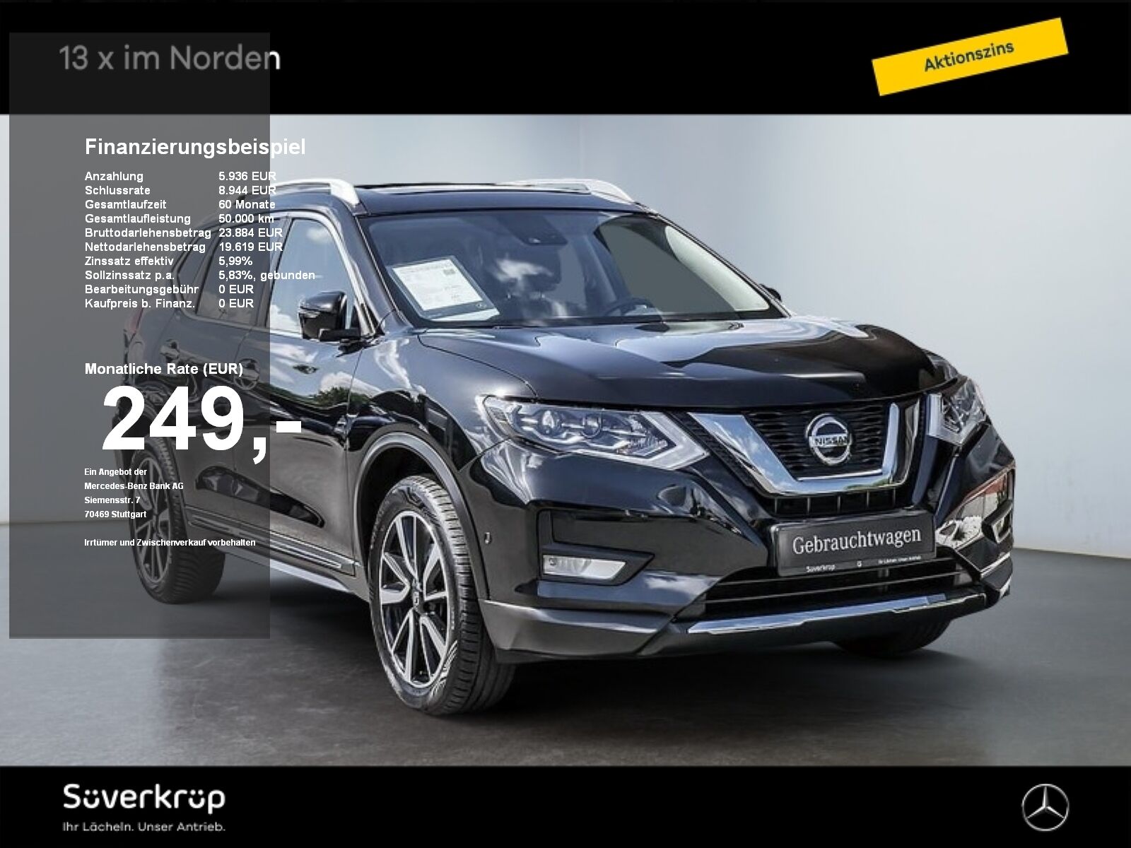 Nissan X-Trail Tekna 4x4 SPUR PANO AHK PDC SHZ