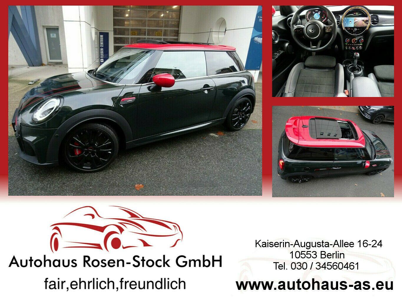 Mini John Cooper Works JCW Sportleders.,ACC,Panor,LED