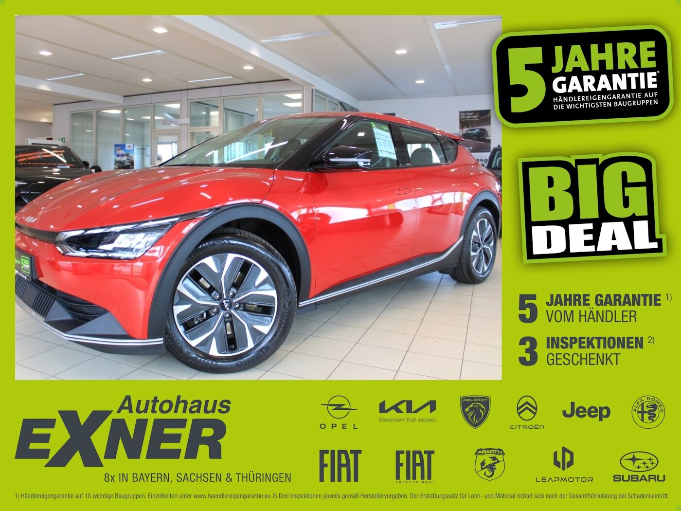 Kia EV6 - 58 kWh 2WD *Navi*LED*Ladekabel*Abstandstem
