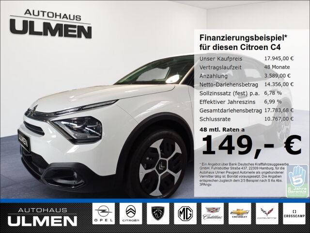 Citroen C4 Feel 1.2 PureTech 130 EU6d Klimaautomatik Par