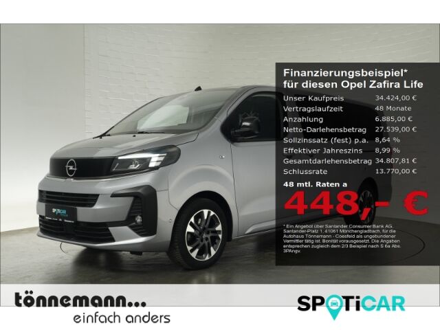Opel Zafira Life FACELIFT EDITION XL CDTI AT 9-SITZER